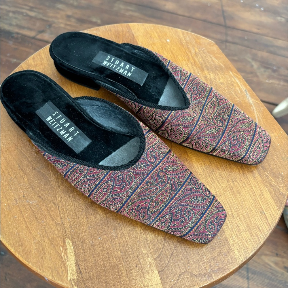 Salvatore Ferragamo Oriental Square Toe Mule